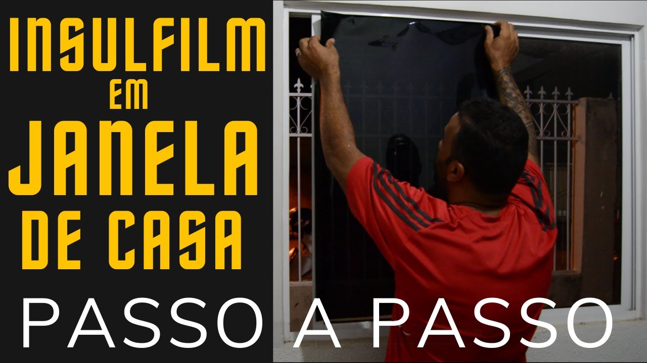 GANHEI R$150,00 INVESTINDO R$20,00 - Aplicando Insulfilm residencial