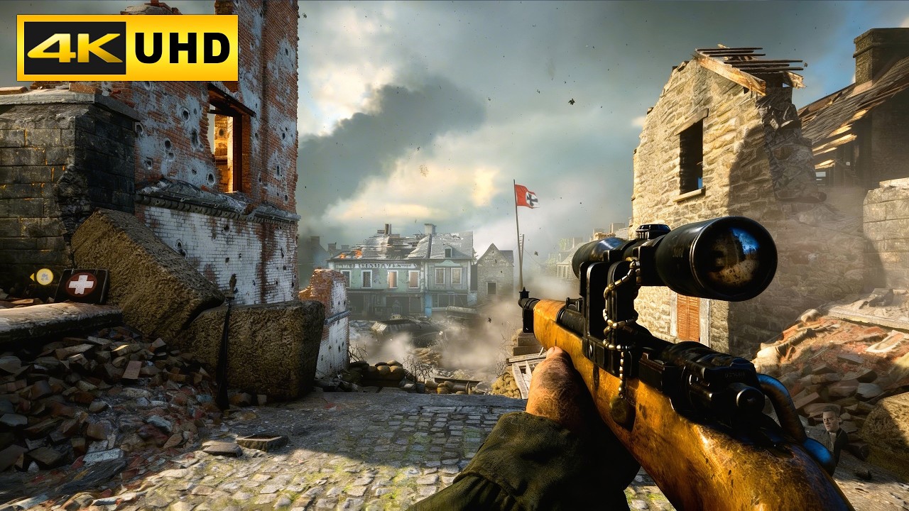 WWII - Stronghold | Realistic Immersive Ultra Graphics Gameplay [4K 60FPS UHD] Call of Duty