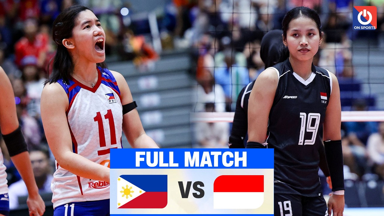 FULL HD | PHILIPPINES vs. INDONESIA | Jia De Guzman vs. Tisya A. Putri - So tài chuyền hai