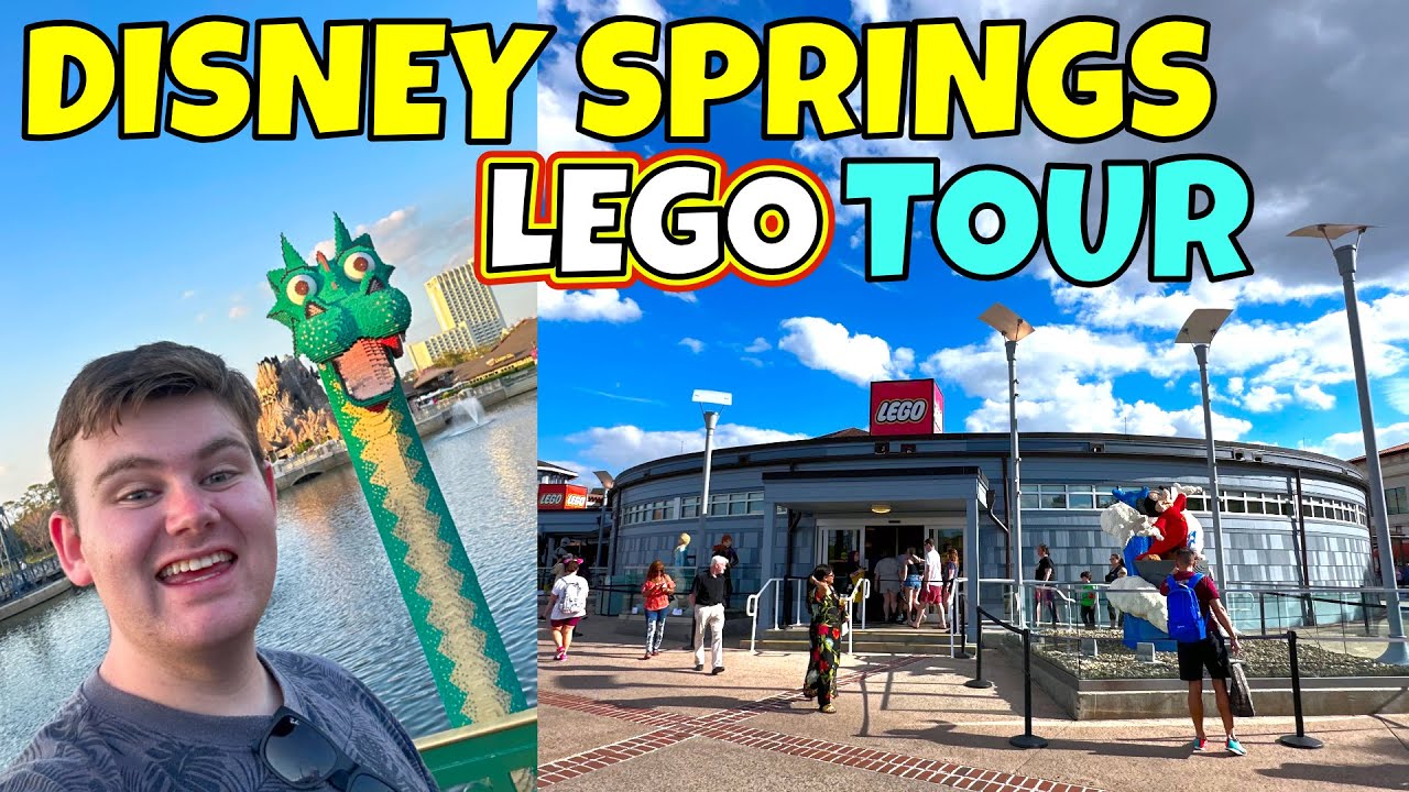 Экскурсия по магазину LEGO в Disney Springs во Флориде!