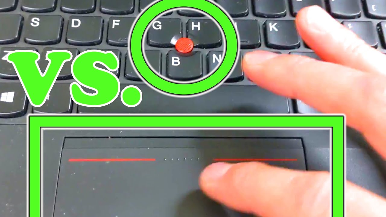 Trackpad vs. TrackPoint, Which Do You Prefer? Pointing Stick