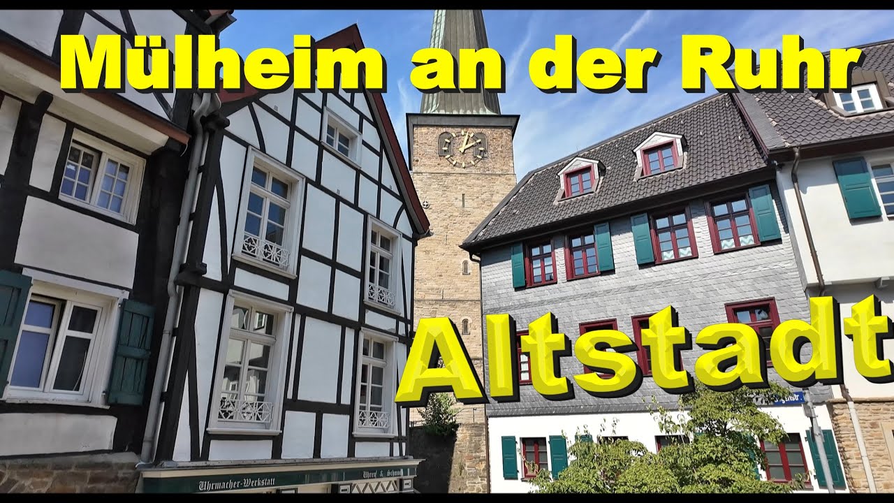 Mülheim an der Ruhr - Rundgang durch die Altstadt 4k 👍