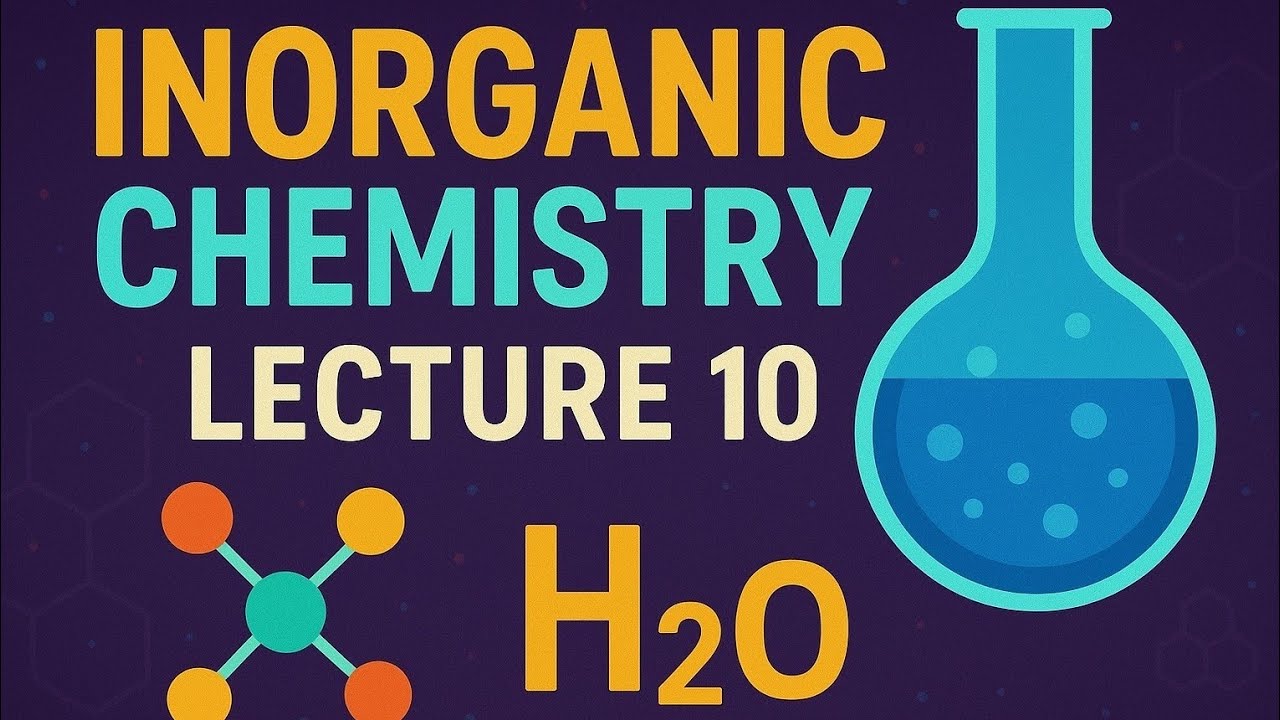 Concepts in Inorganic Chemistry - Lecture 10 | Lattice Energy & Born–Lande Equation Explained