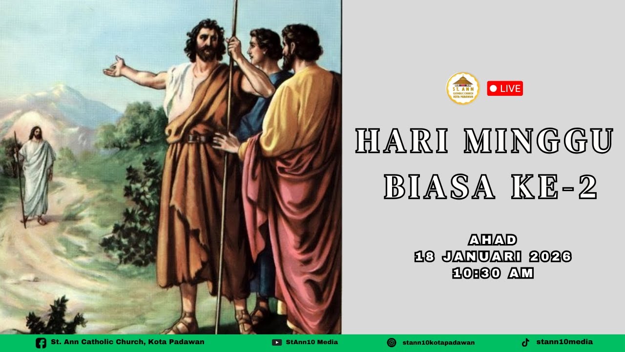 Misa Ahad | Hari Minggu Biasa Ke-2, 2026