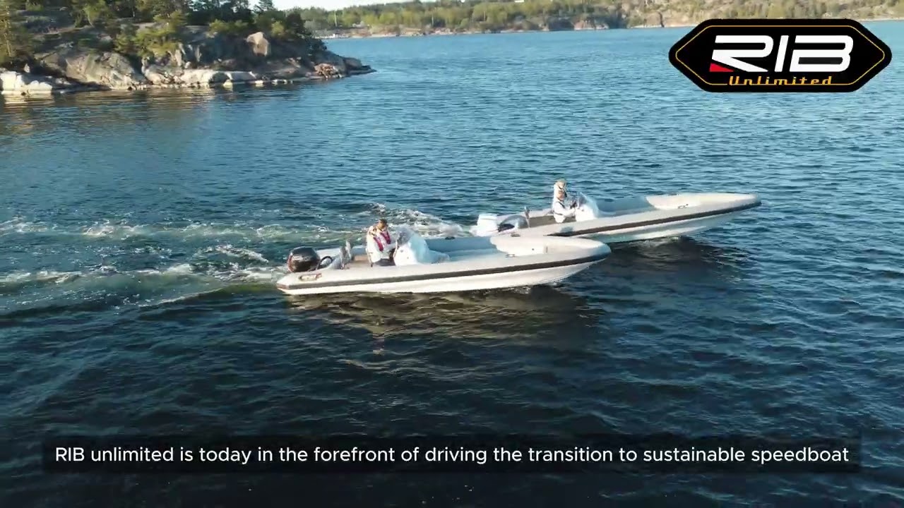 RIB Unlimited 8H & 8HX Electric -  The World's Most Energy Efficient RIBs