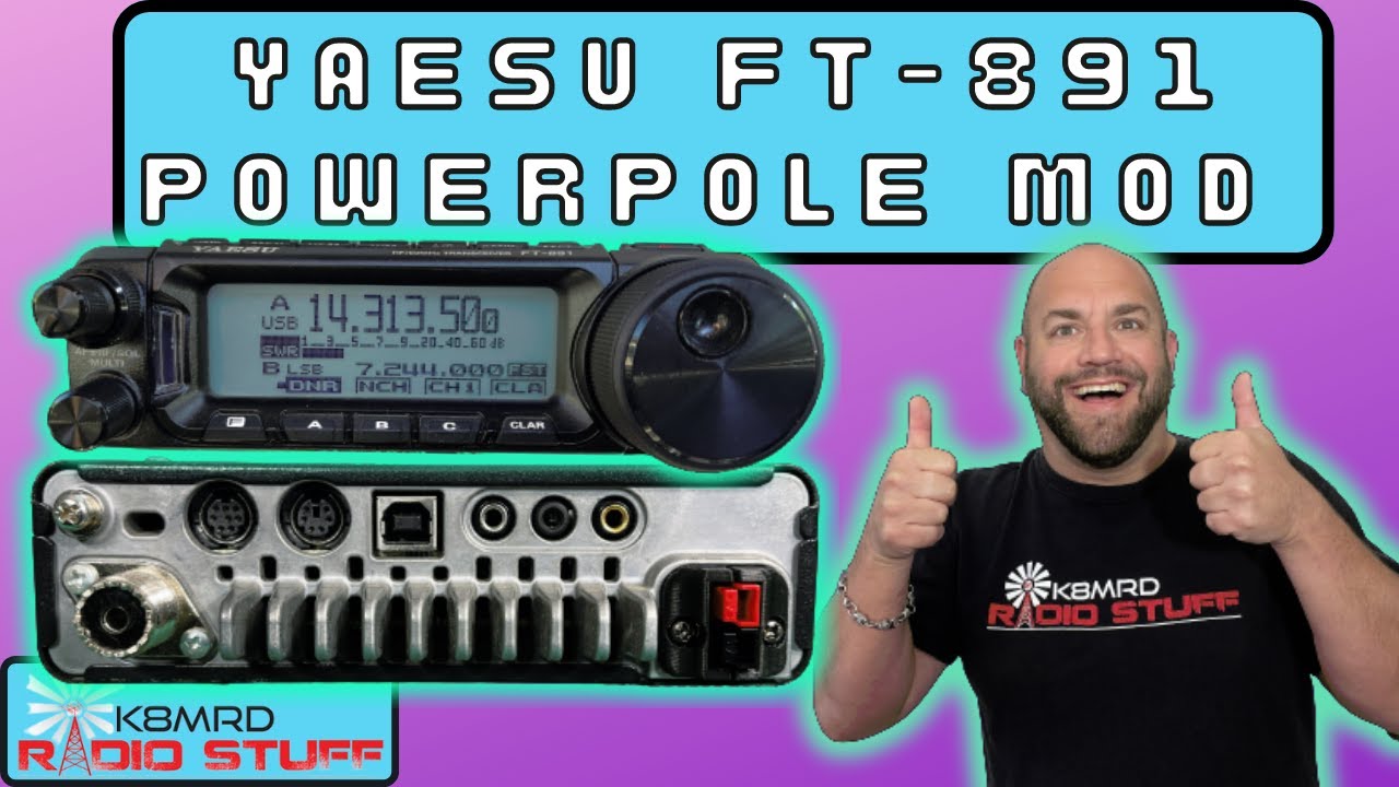 Yaesu FT-891 Anderson Power Pole Replacement Modification