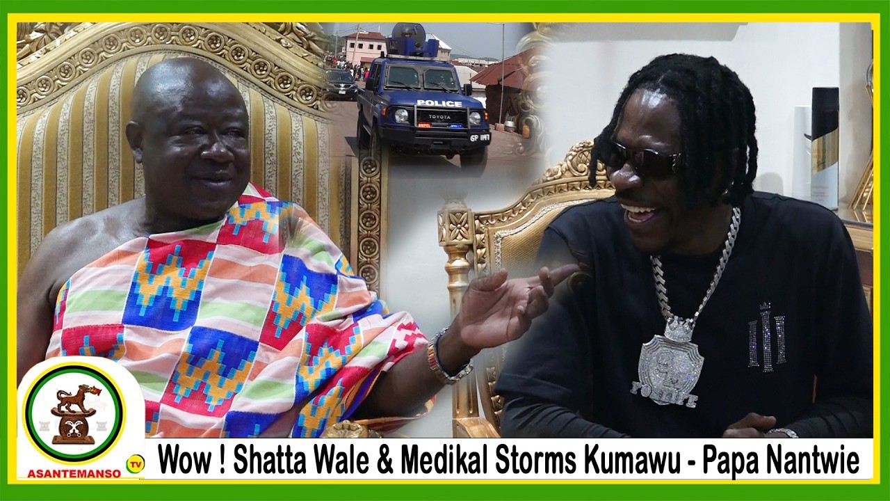 Wow ! Shatta Wale & Medikal Storms Kumawu - Papa Nantwie. 😍