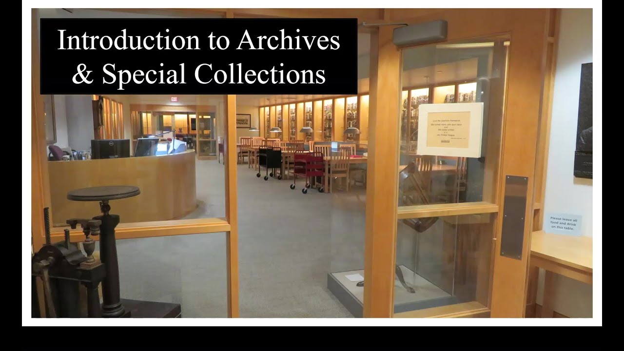 Introduction to the Dickinson College Archives, Fall 2020