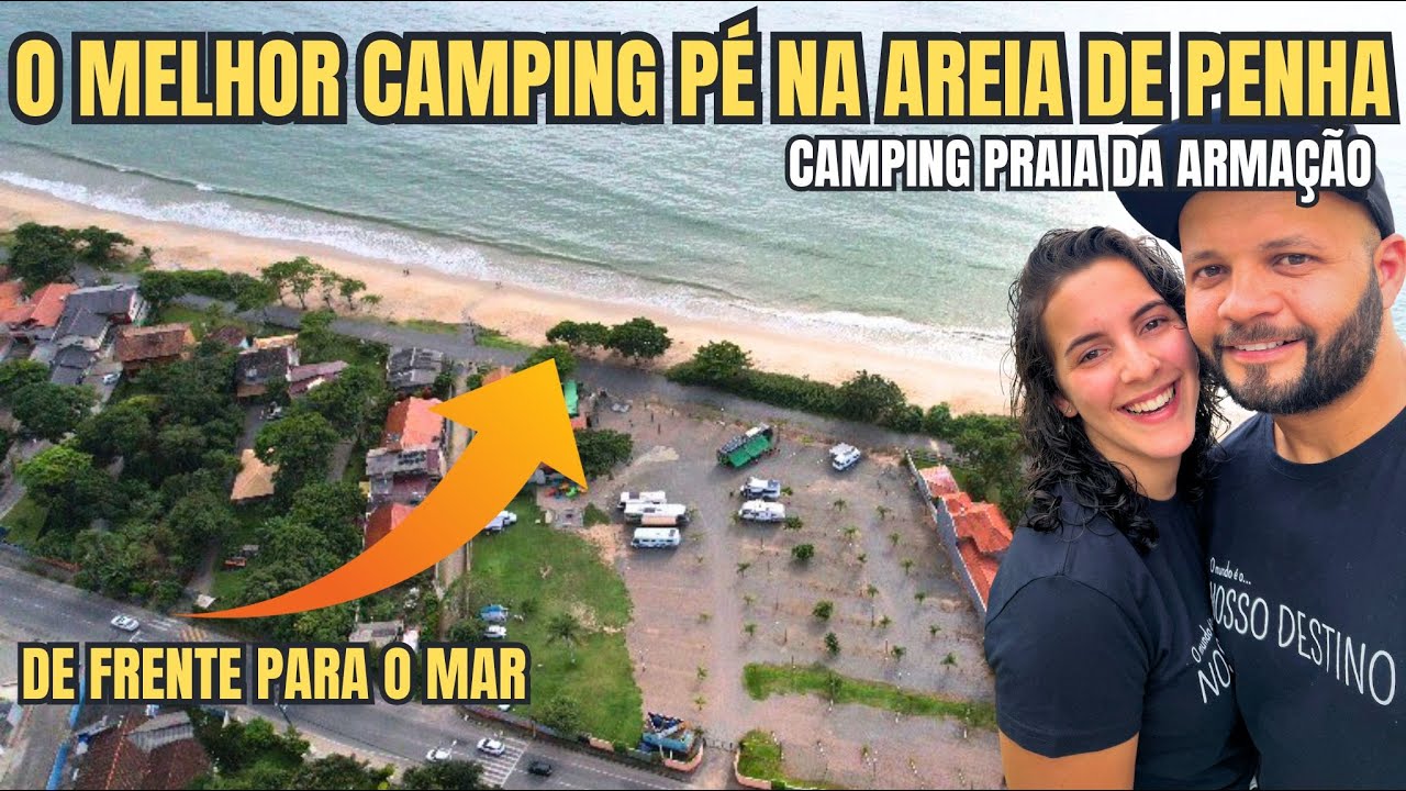 CAMPING PRAIA DA ARMAÇÃO EM PENHA PARA BARRACAS E MOTORHOME | #penha