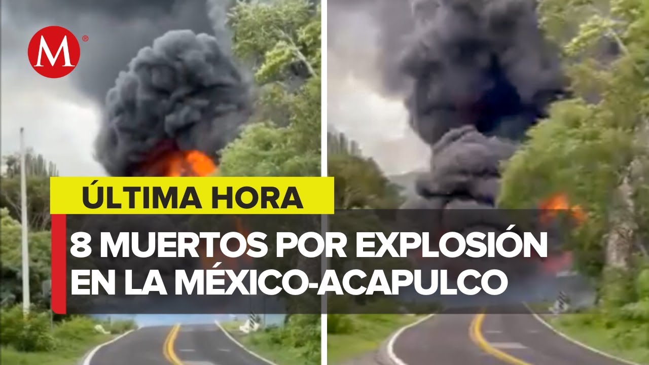 Reportan accidente en la carretera México-Acapulco; 8 personas perdieron la vida