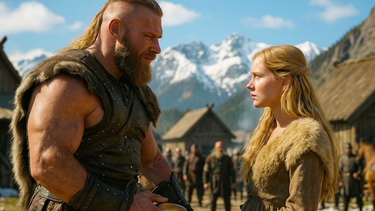 Nadie quería casarse con el vikingo gigante... hasta que ella encontró su tierno corazón