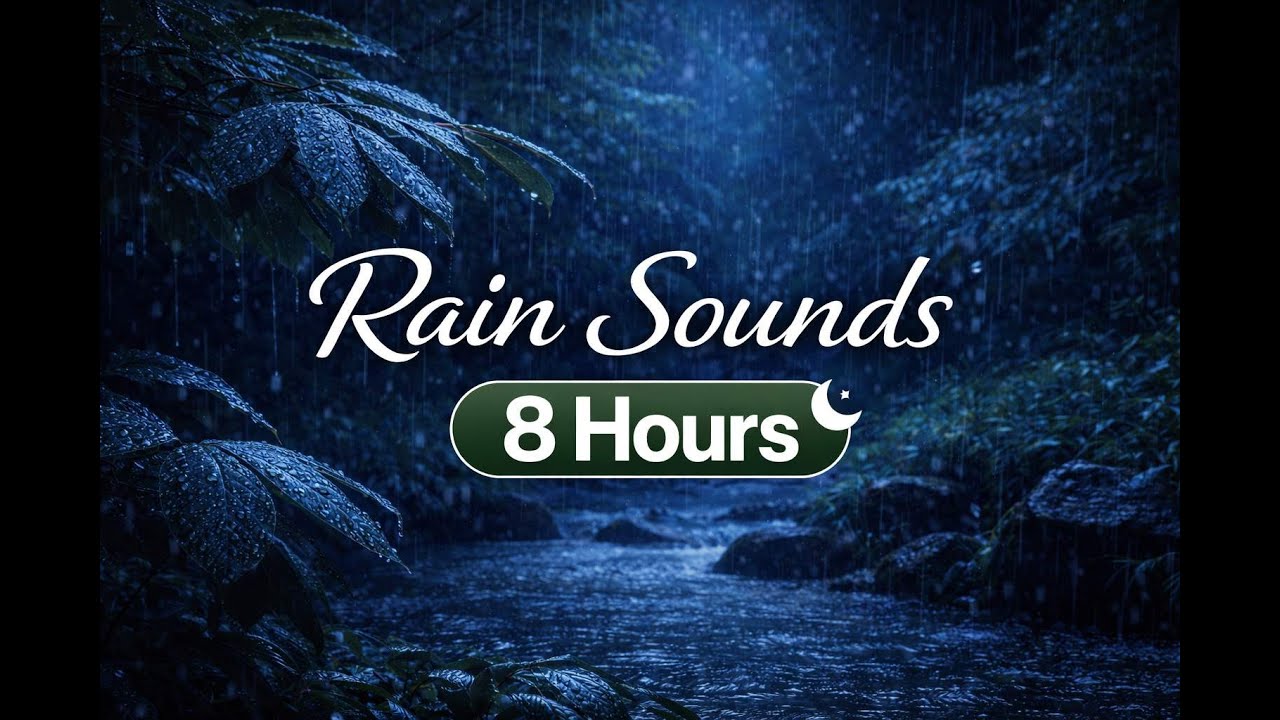 Rain Sounds 🌧️ Deep Sleep Relaxation 8 Hours | Sonidos de Lluvia Dormir Relajación