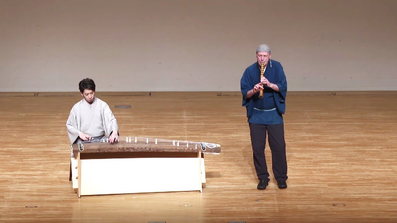 「春の海」　宮城道雄 作曲　（Haru no Umi ／Michio Miyagi）｜ 尺八：ジョン・海山・ネプチューン／箏：中島裕康