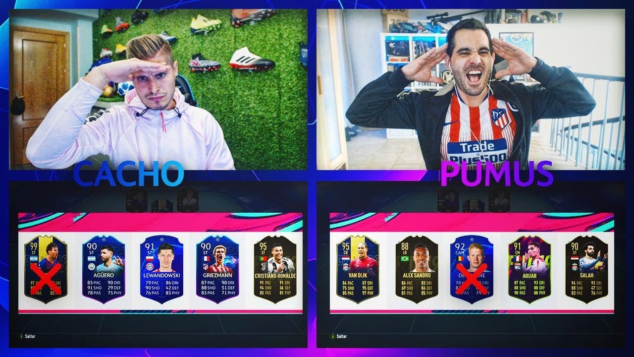 FUT DRAFT CHAMPIONS LEAGUE DISCARD CHALLENGE VS PUMUS!! | FIFA 19