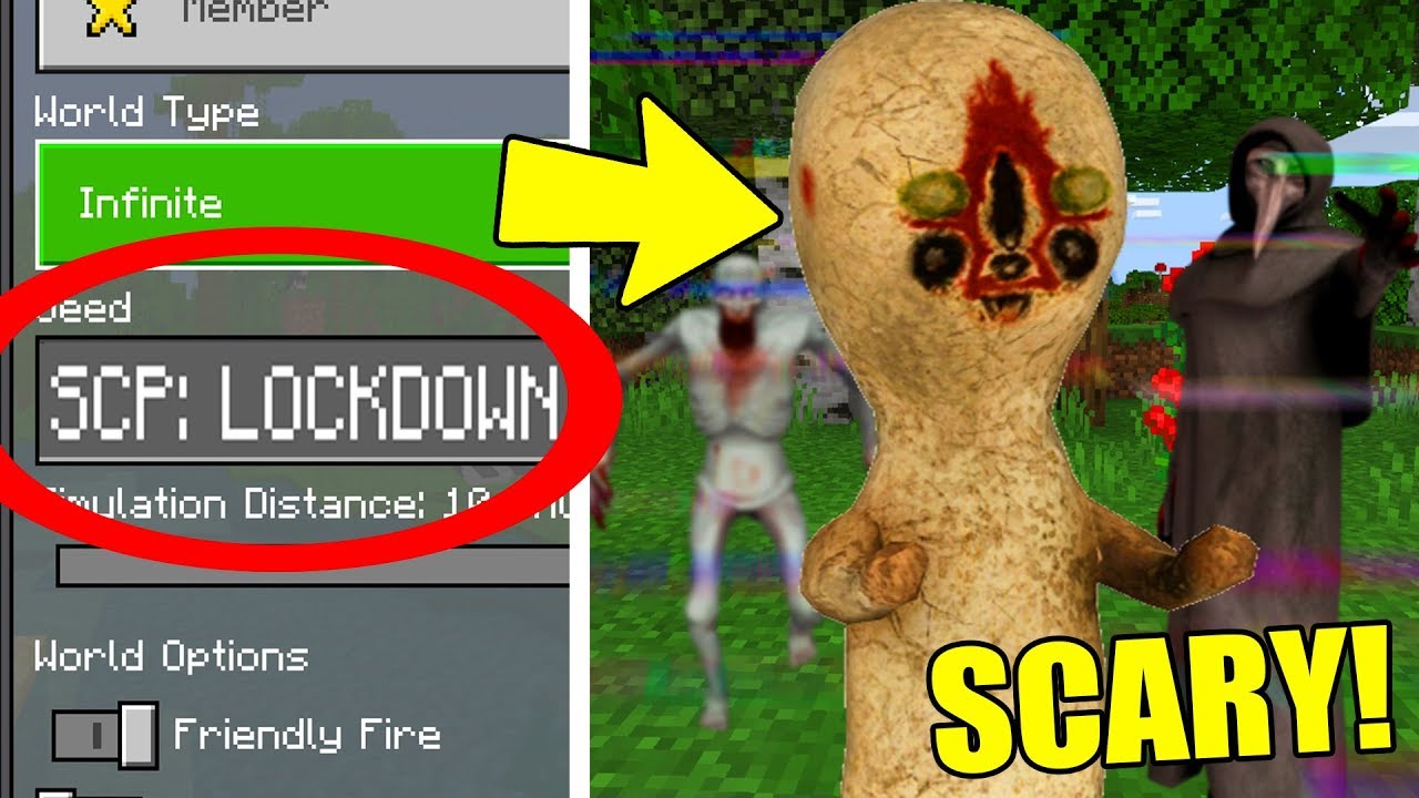 DO NOT USE The SCP: LOCKDOWN Seed in Minecraft Pocket Edition! (SCP CONTAINMENT BREACH)