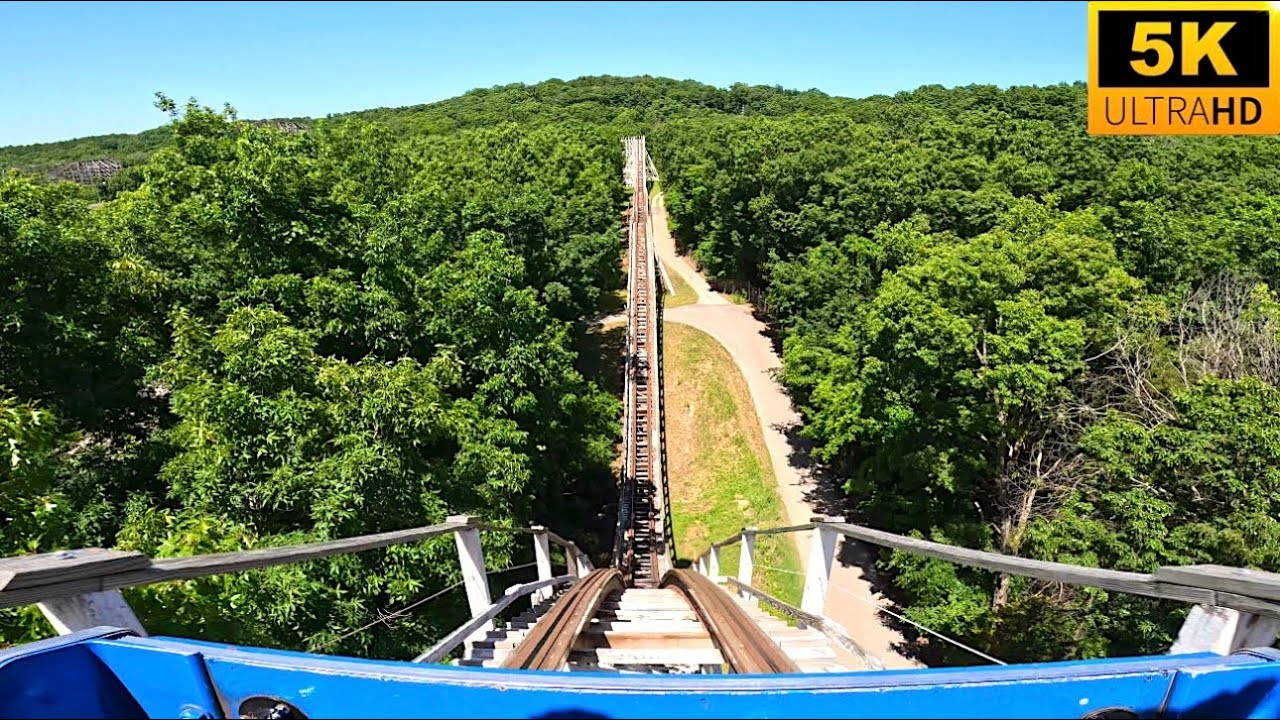 Screamin’ Eagle POV 5K Large Scale Wooden Coaster Six Flags St Louis, MO