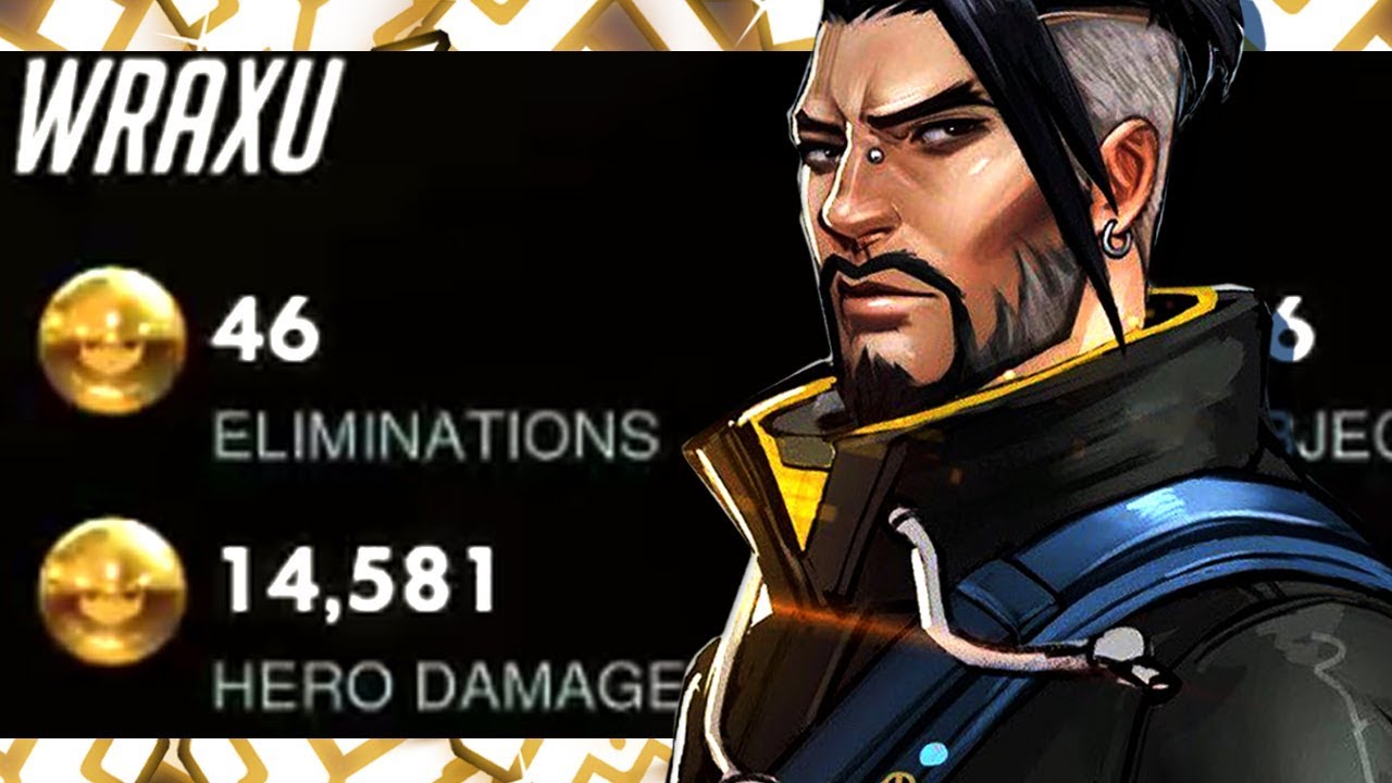 46 ELIMS - WRAXU DOMINATING AS HANZO! [ OVERWATCH SEASON 19 TOP 500 ]