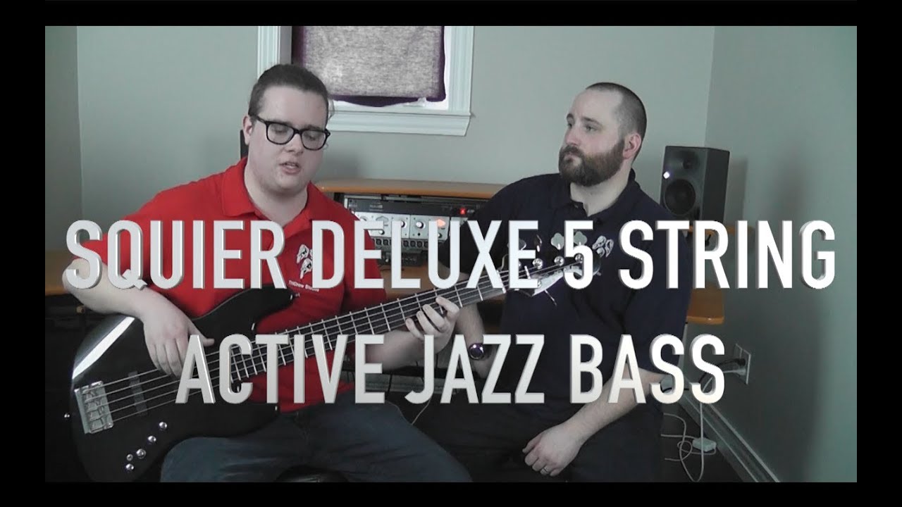 Squier Deluxe 5 String Jazz Bass Active V