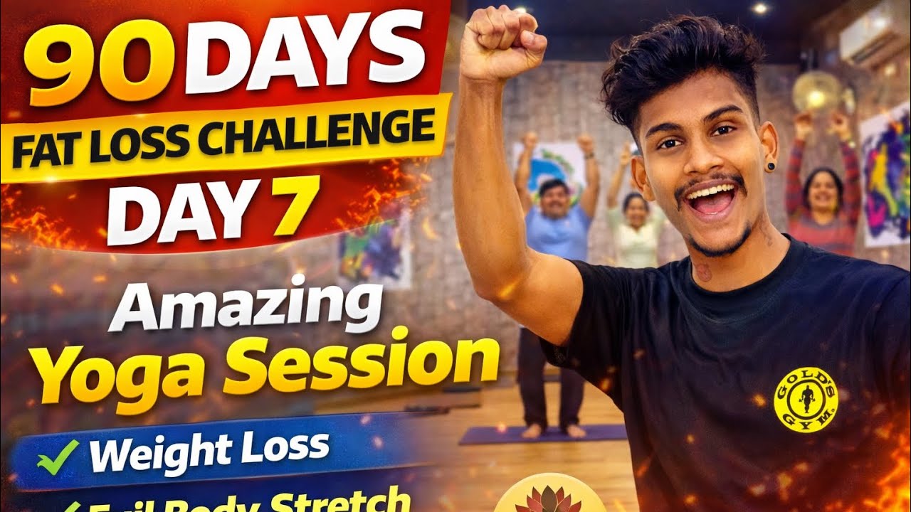 90 Days Fat Loss Yoga Challenge | बेल्ली फेट ख़त्म करें 