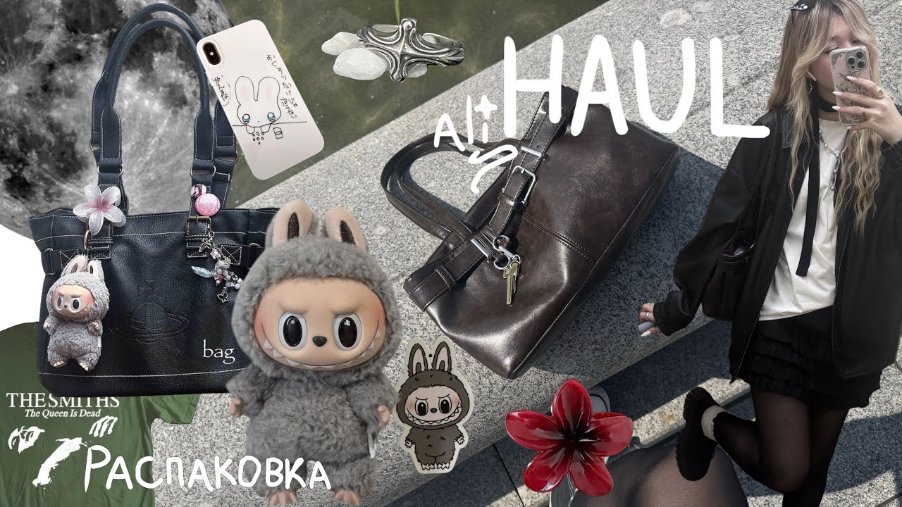 ✧ aliexpress haul: украшения, labubu, сумочка...