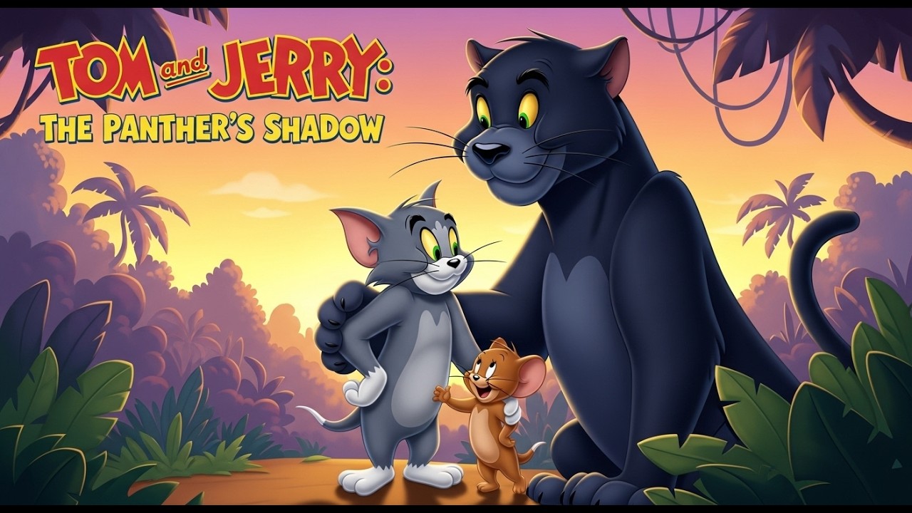 Tom and Jerry in the Jungle Adventure | Cartoon Story with Black Panther | Kids Cartoon in English