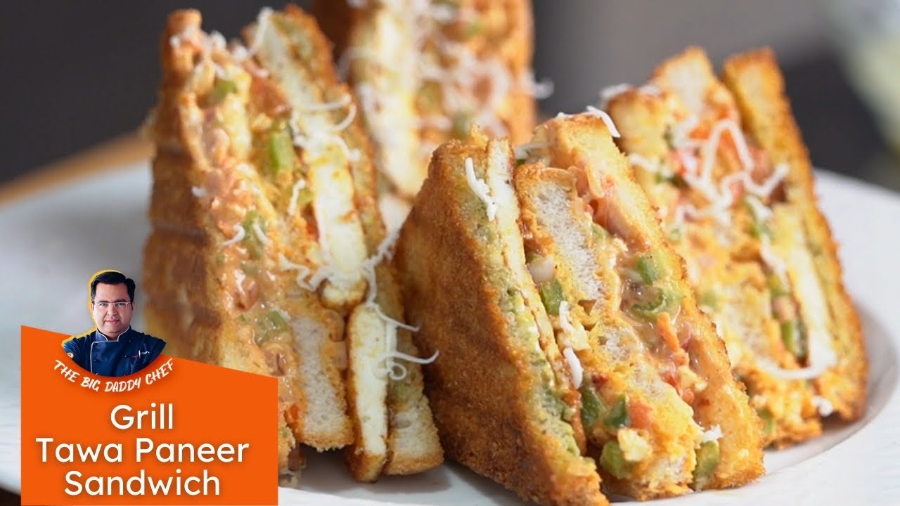 तवा पनीर ग्रिल सैंडविच की आसान और टेस्टी रेसिपी | Tawa Paneer Grilled Sandwich |paneer tawa sandwich