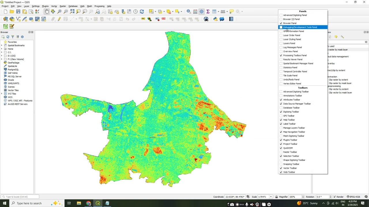 How to add Layer Panel in QGIS