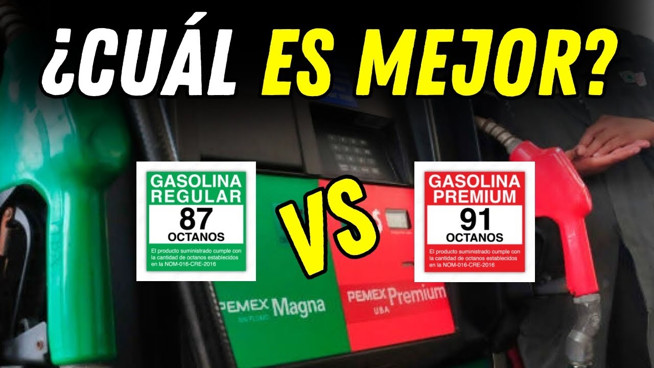 ¿Cuál GASOLINA es la MEJOR opción? *No uses la INCORRECTA*