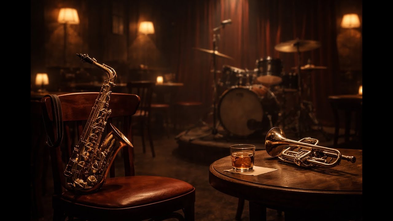 Late Night Vintage Jazz 🌙 Soft Instrumental Music for Quiet Evenings (1 Hour)