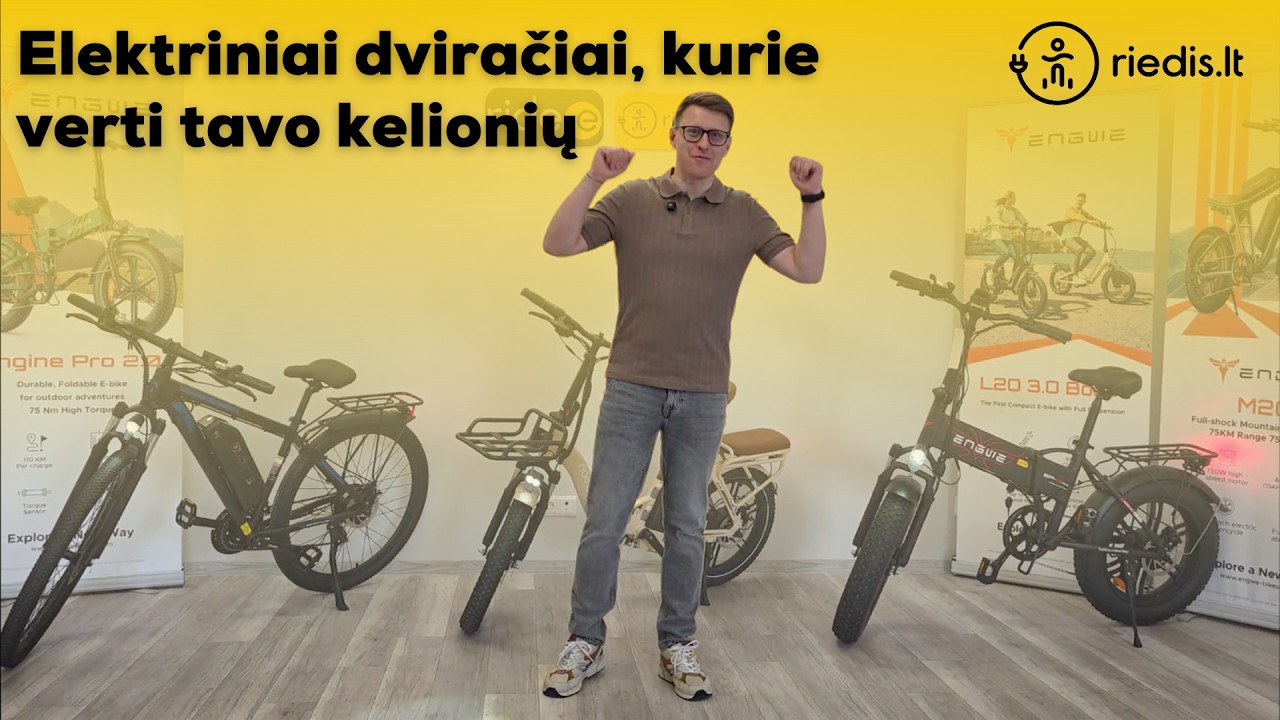 Ieškai Elektrinio Dviračio? Šie 3 Modeliai Verti Dėmesio