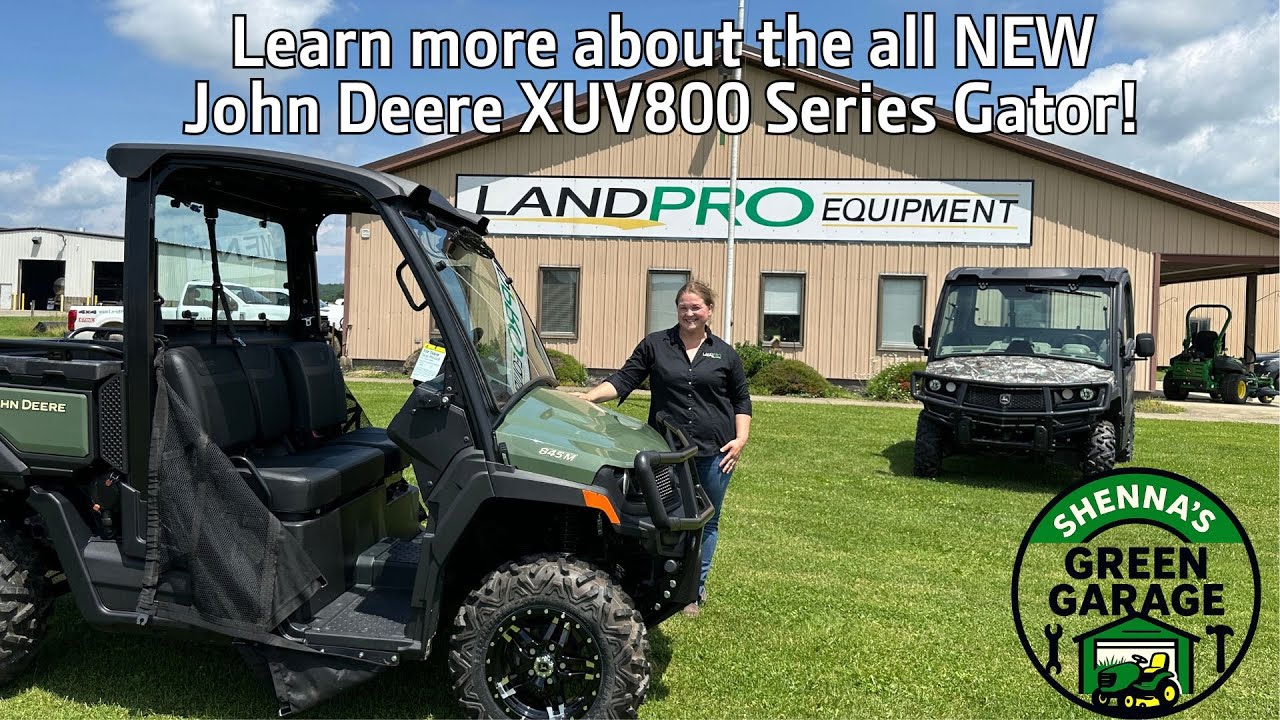 Shenna's Green Garage: Overview of the John Deere XUV800 Series Gators #johndeeregator