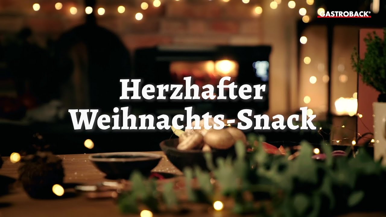 Herzhafter Snack mit dem Gastroback Design Bistro Ofen Bake & Grill 42814