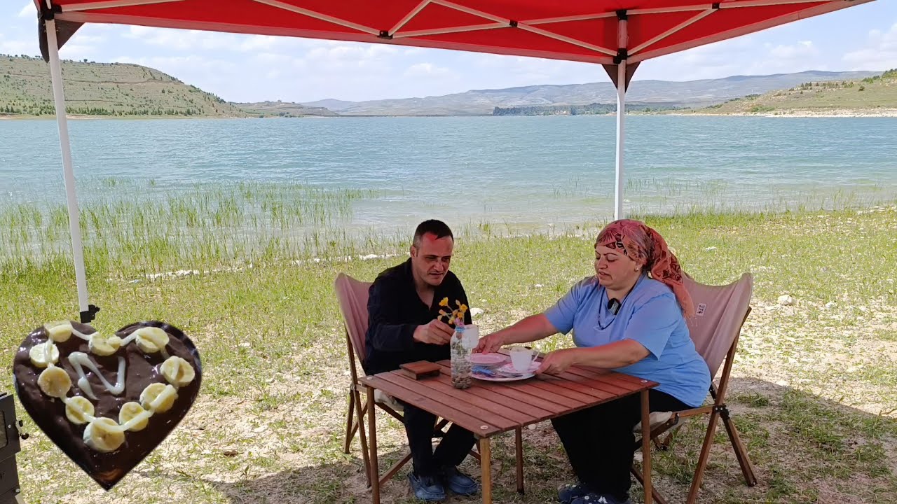 GÖL KENARINDA KEYİFLE KAMP YAPTIK. We had fun camping by the lake. Camping videos , kamp video
