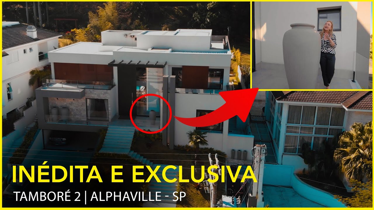 MANSÃO EXCLUSIVA no TAMBORÉ 2 em ALPHAVILLE SP