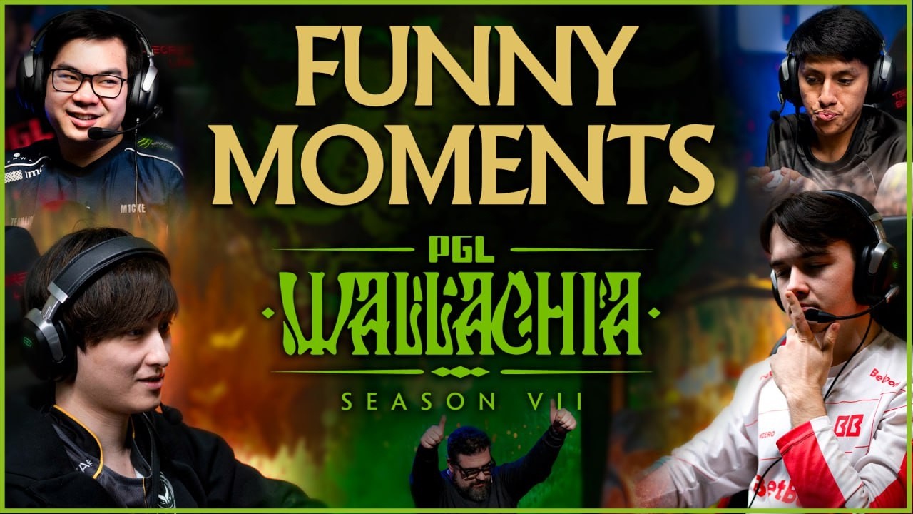 FUNNY MOMENTS of PGL Wallachia Season 7  | DOTA2