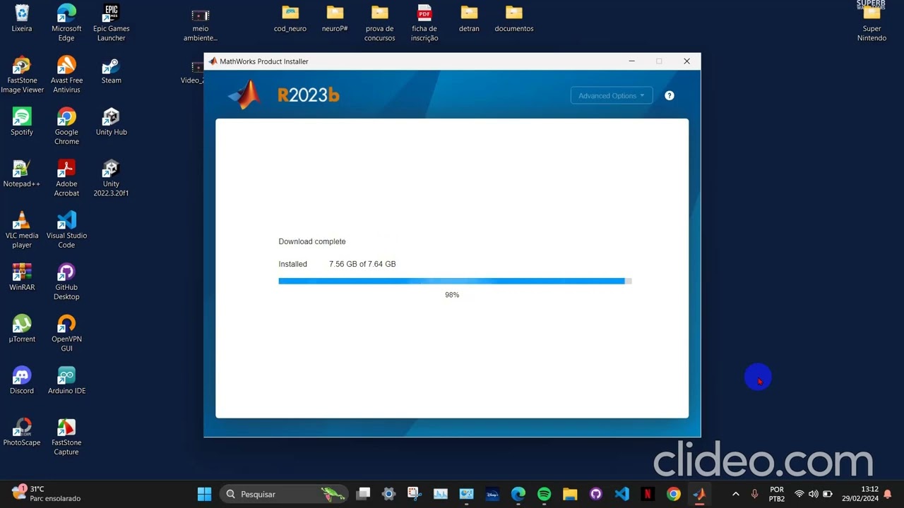 Tutorial de como baixar o Matlab com email institucional da UFRN
