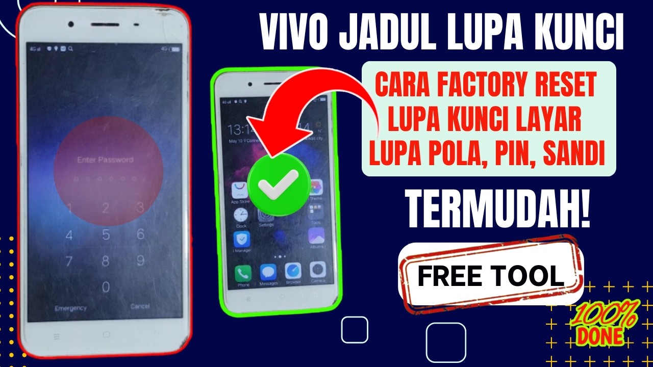 Fix Vivo Y66 Forgot Screen Lock‼️ 100% Done Free Tool  ⁉️