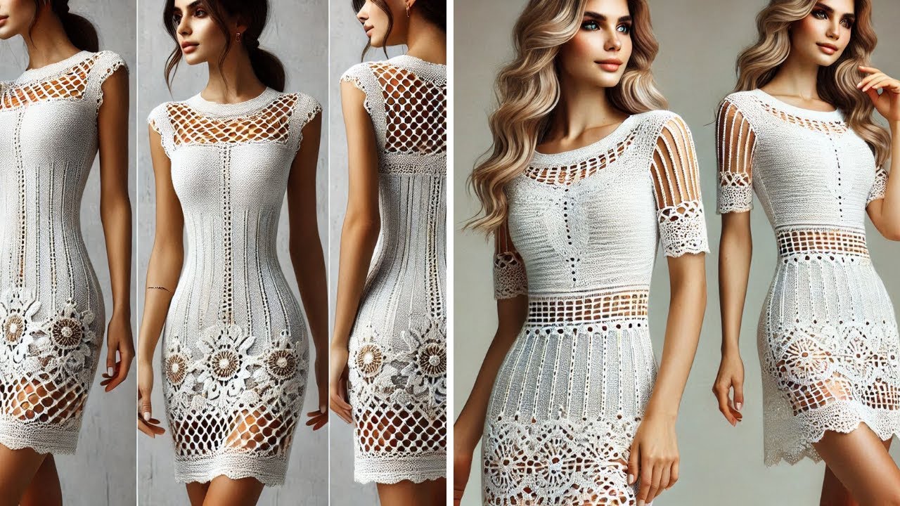 MODELO DE VESTIDO: FESTAS DE FINAL DE ANO em Crochê que Você Precisa Conhecer
