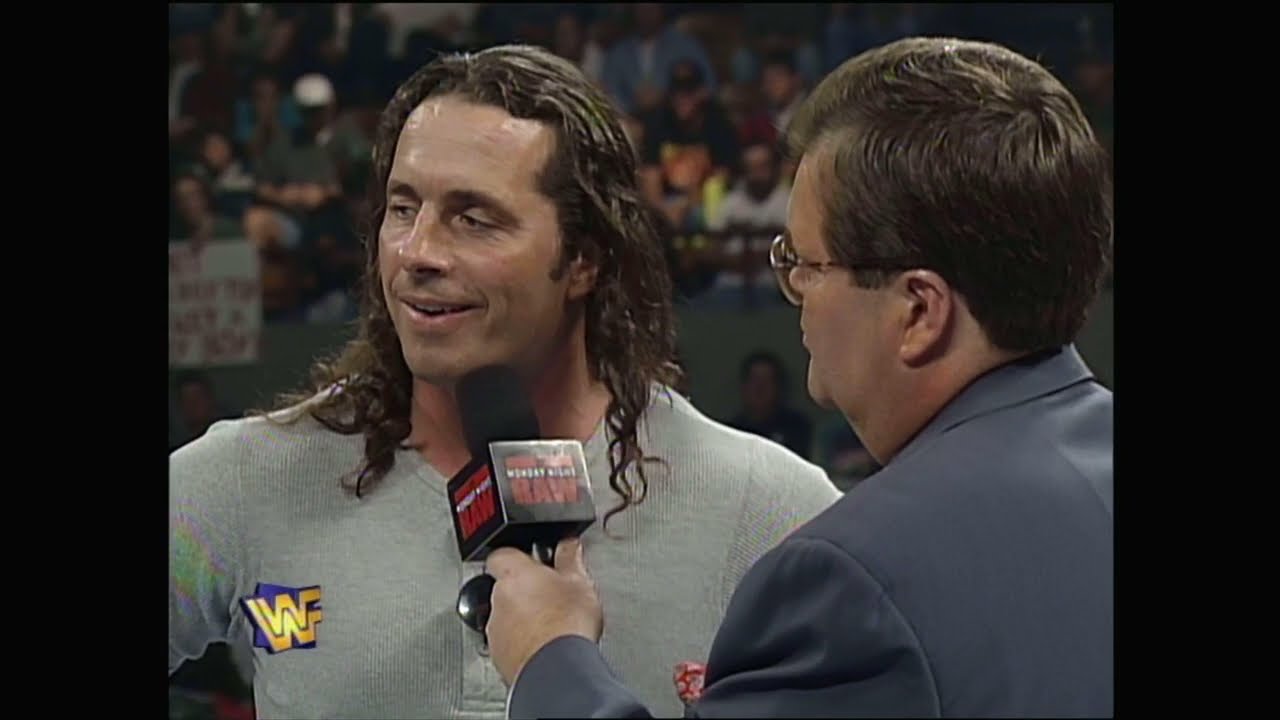 Bret Hart interview after 6 month hiatus since Wrestlemania XII (Part 2) Bret Challenges Stone Cold!