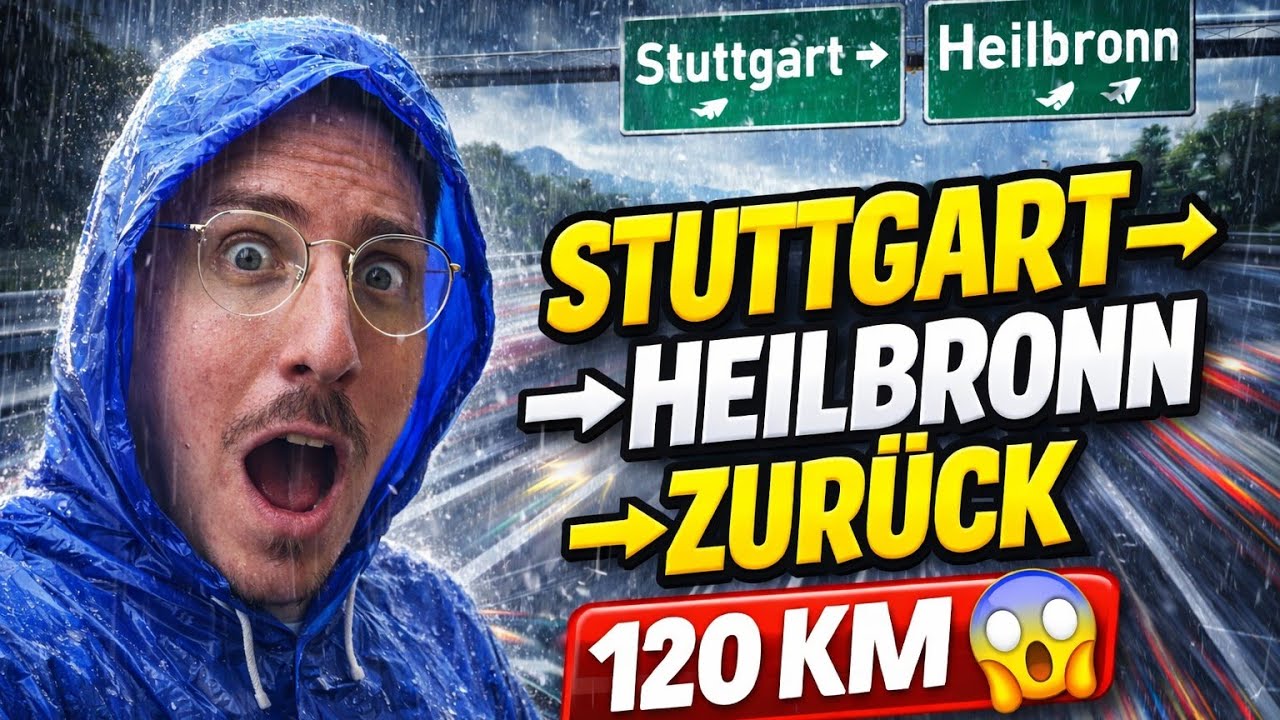 120Km von Stuttgart nach Heilbronn und Zurück