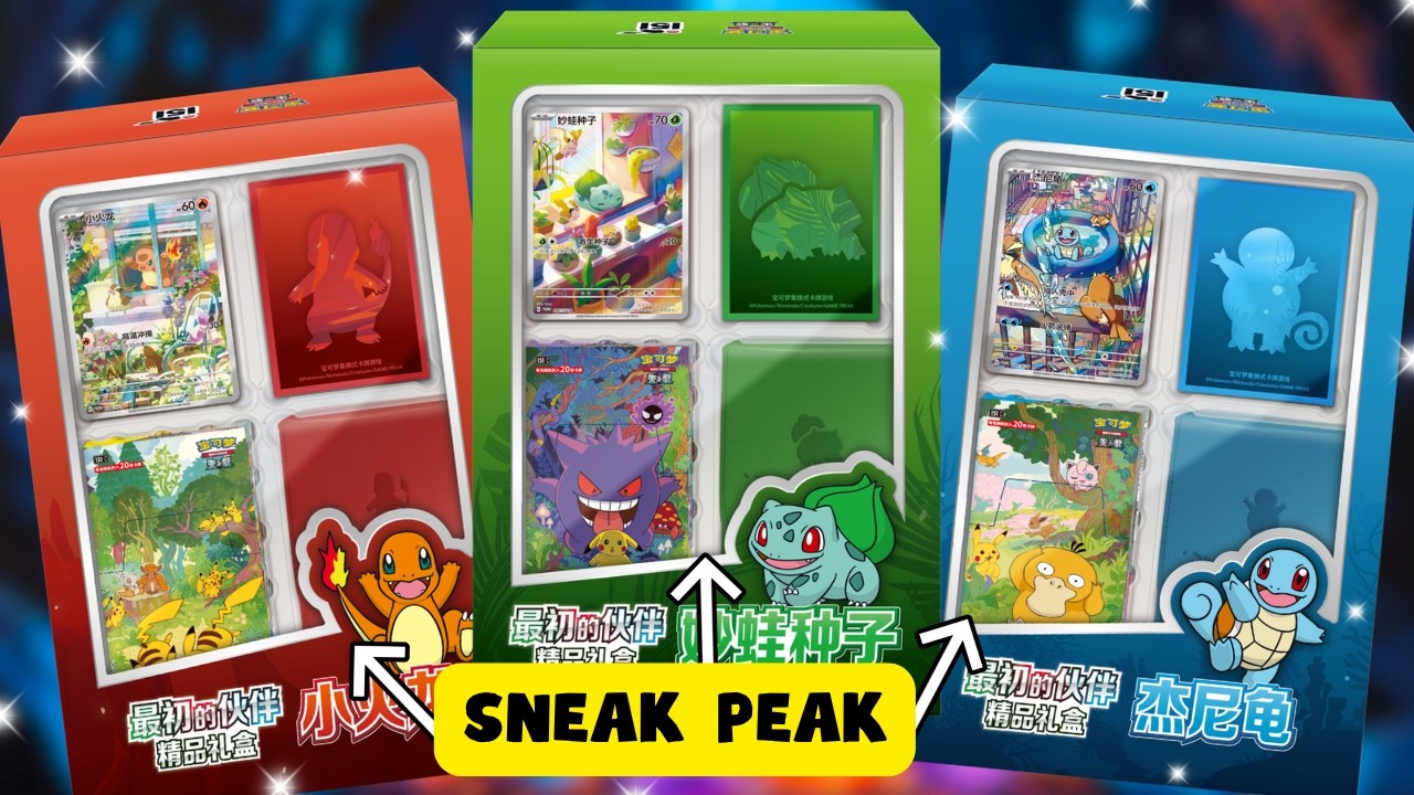 Let's Open the Collect 151 First Partner Gift Box! | Simplified Chinese Pokemon