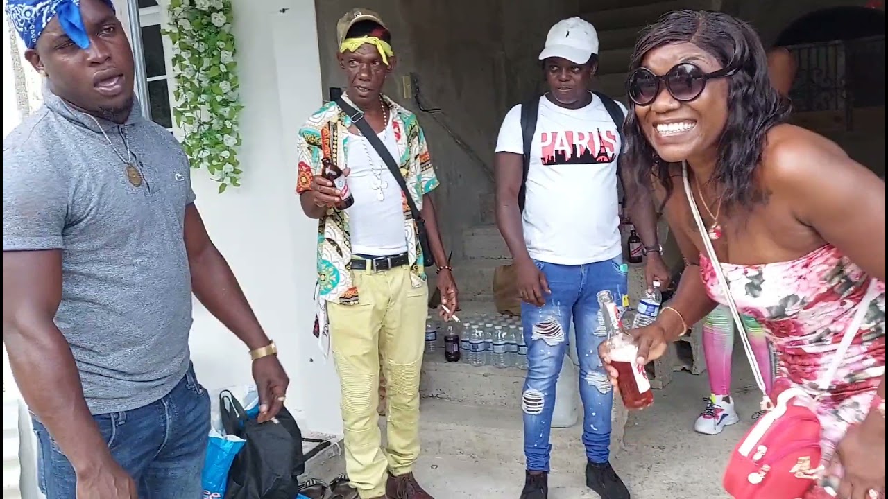 🇯🇲simsimforever grizzle boss bawdacat link up at st Mary with Nancy from the uk🇬🇧