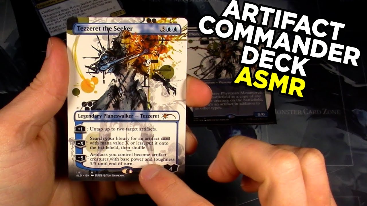ASMR MTG Whispering: Dimir Artifact Commander Deck