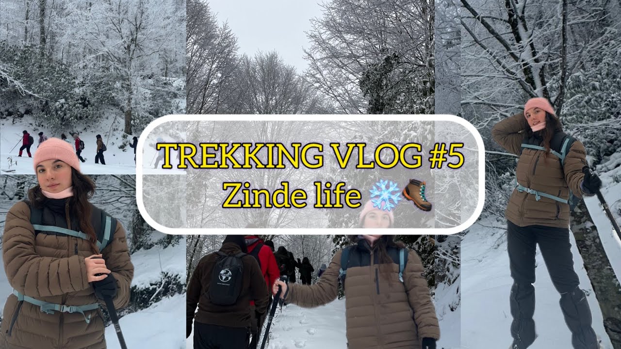 TREKKING#5| İlk kar yürüyüşüm aşırı güzel ❄️🌨️🏔️