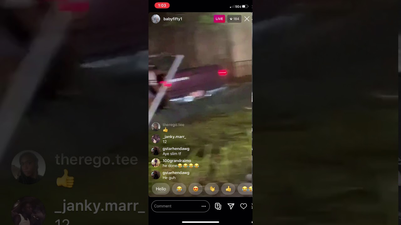 Baby Fifty IG-LIVE - Driving Under the Influence