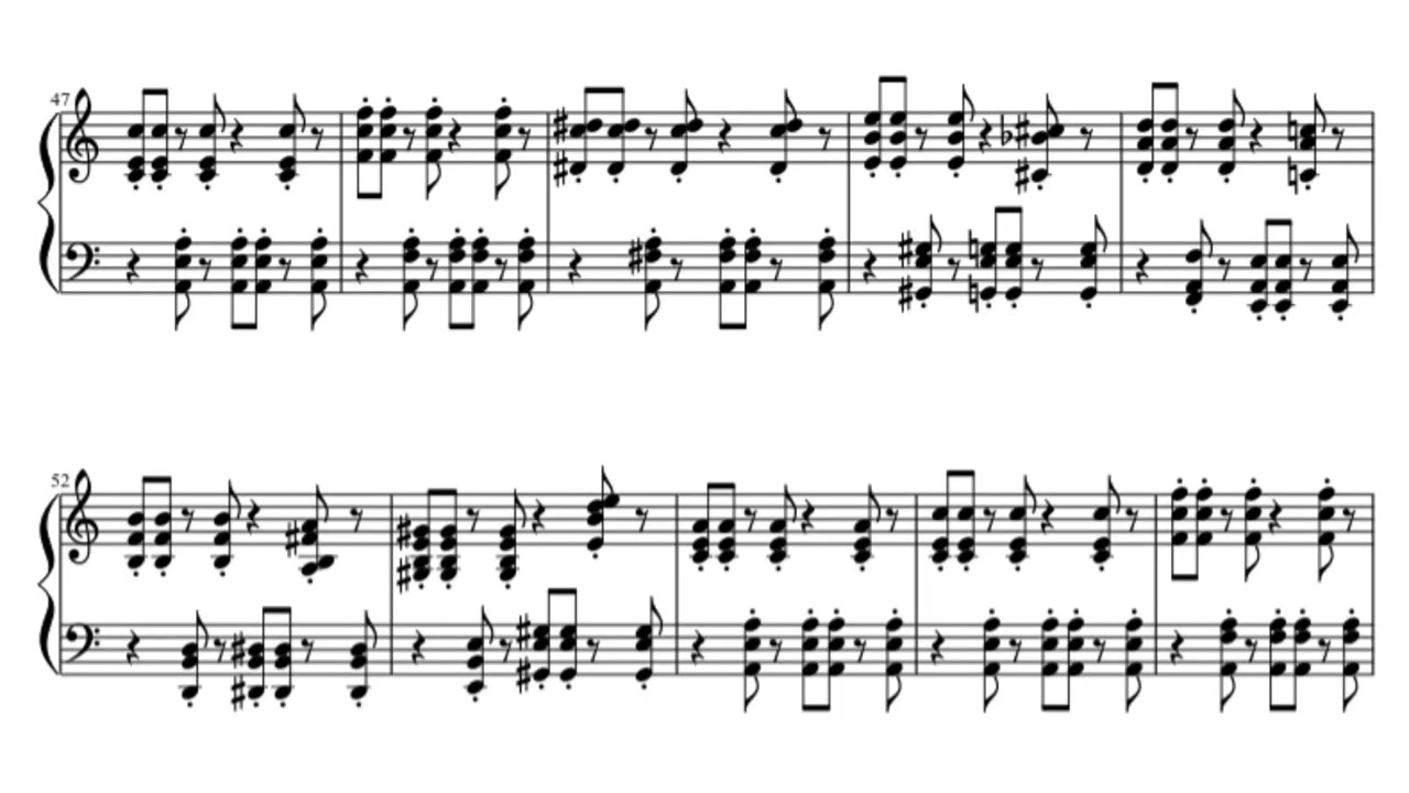 Alkan - Etude WoO (Etude sans Opus in A minor)
