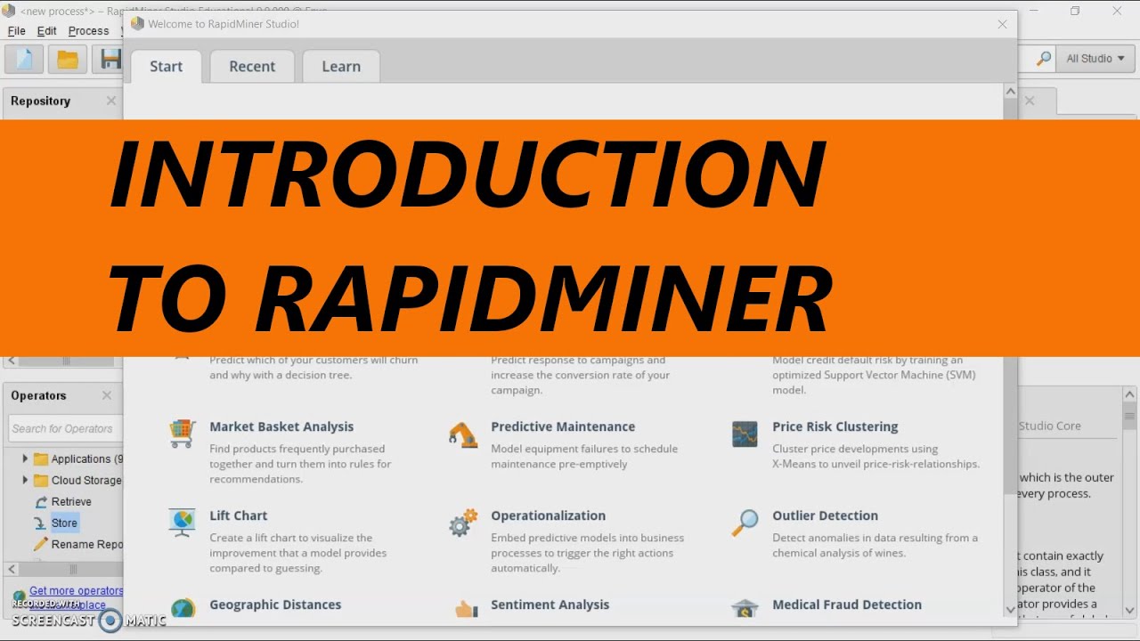 Intro to RapidMiner