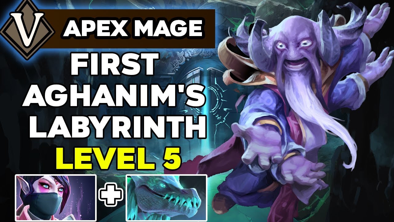 Aghanim's Labyrinth NEW Update Apex Mage HIGHEST Level - First in the World - TI10 Summer Event Dota