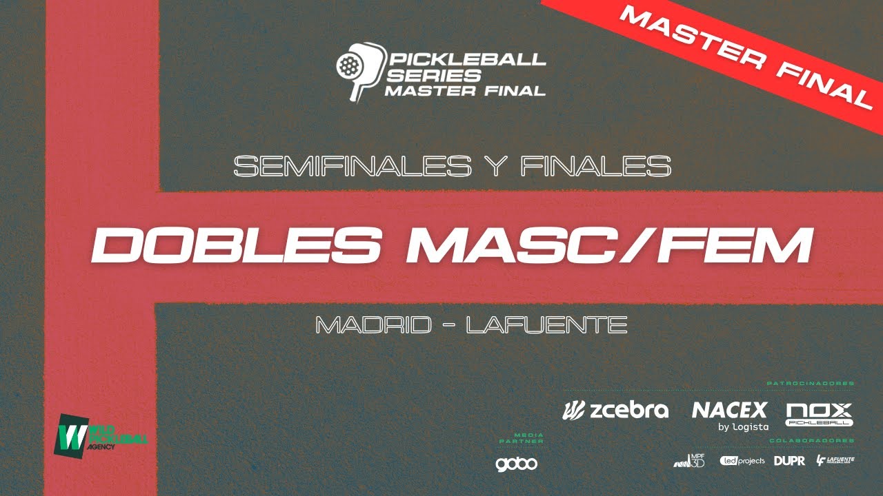 MASTER FINAL 2025 | Cat. Dobles Masc/Fem | Semis y Finales