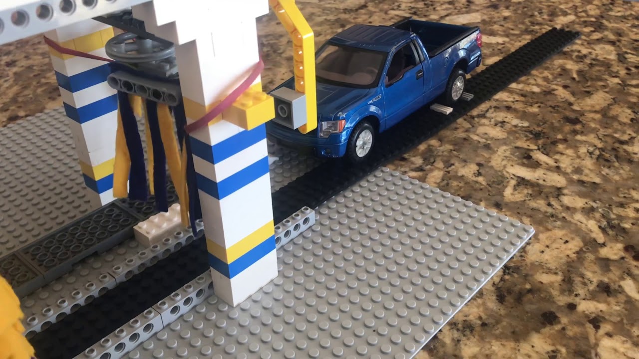 LEGO Blue Rain Xpress Car Wash (Upgraded!)
